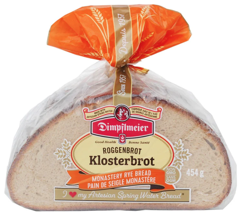 Dimpflmeier Klosterbrot- Monastery Sourdough Rye Bread, 454g (16 oz) - Parthenon Foods