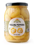 Yellow Peppers Stuffed with Cabbage (Domasen) 52 oz