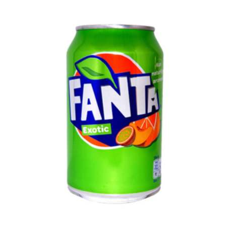Fanta Tropical Exotic, 330 ml can - Parthenon Foods