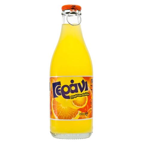 Gerani Orangade, 250ml glass - Parthenon Foods