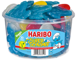 Haribo Super-Schlumpf (Large Smurfs) 30st, Tub - Parthenon Foods