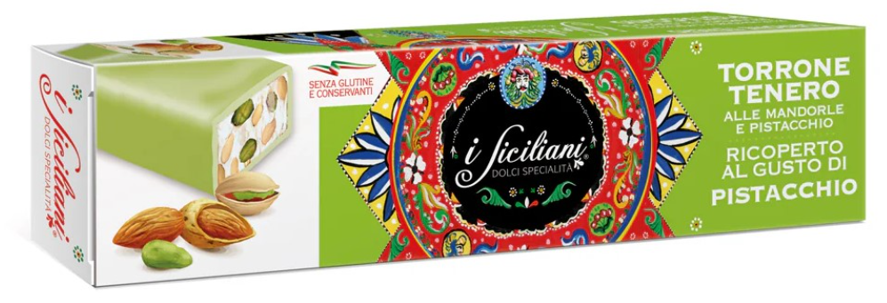 Torrone Pistachio, I Siciliani (Dolgam), 100g – Parthenon Foods