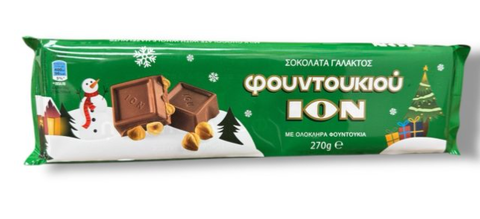 Milk Chocolate with Hazelnuts (ION) Holiday Edition, 270g