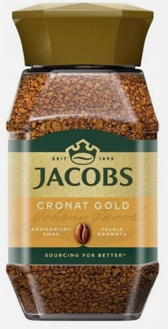 Jacobs CRONAT GOLD Instant Coffee, 100g Jar - Parthenon Foods