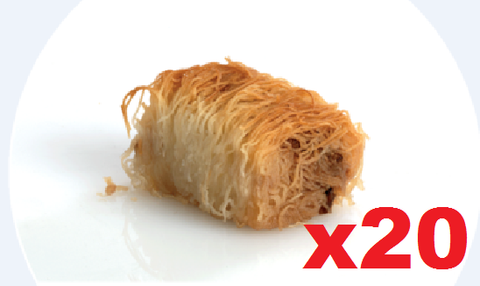 Kataifi - Shredded Fillo with Walnuts and Honey, TRAY, 20 pieces