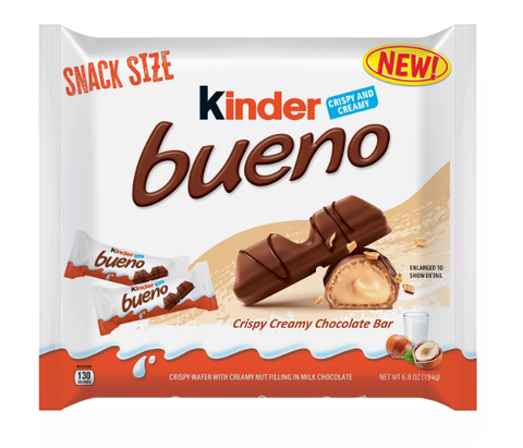 Kinder Bueno Snack Size, 6.8 oz (194g) - Parthenon Foods