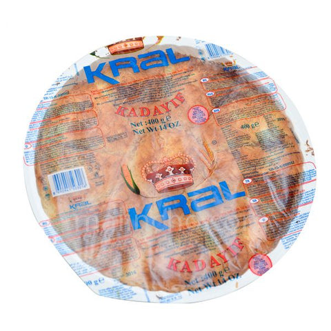 Kadayif, Dry Round Tray (Kral) 400g (14 oz)