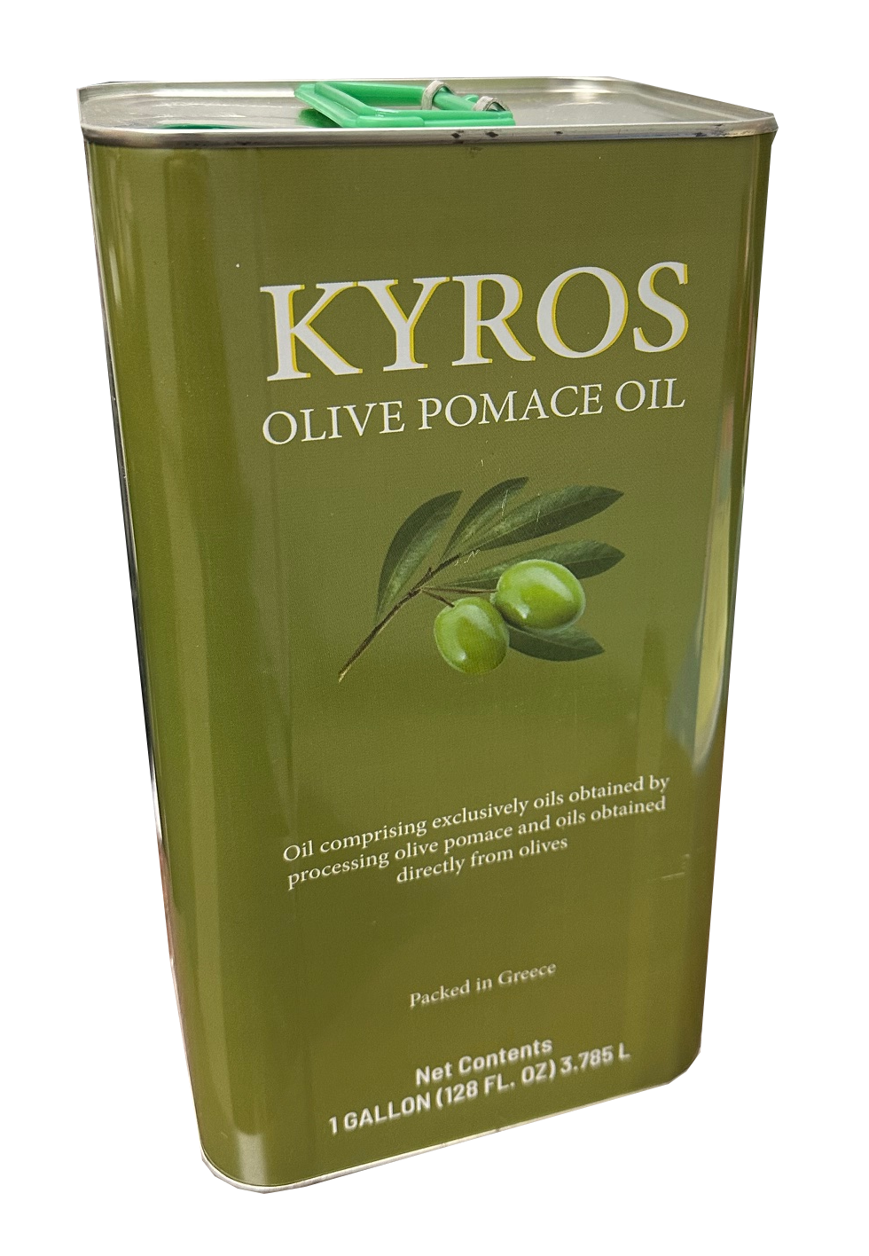 Olive Pomace Oil (KYROS) 1 GAL (128 FL. OZ.) 3.785L – Parthenon Foods
