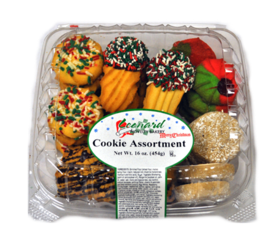 Christmas Cookie Assortment (Leonard Bakery) 16 oz (454g