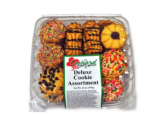 Deluxe Cookie Assortment (Leonard Bakery) 16 oz (454g) – Parthenon