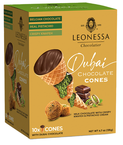 Dubai Chocolate Cones (Leonessa) 135g