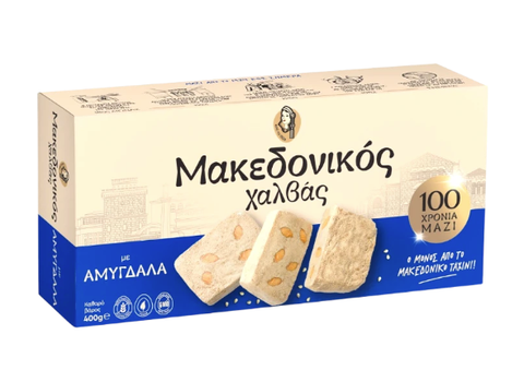 Halva with Almonds, Macedonian, 400g - Parthenon Foods