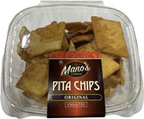 Pita Chips, Original - Unsalted (Mano's) 6 oz - Parthenon Foods