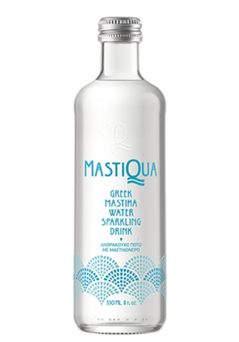 MASTIQUA Greek Mastiha Water Sparkling Drink, 330 ml
