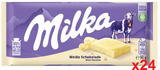 Milka White Chocolate, CASE (24 x 90g) - Parthenon Foods