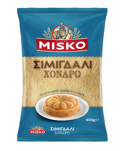 Semolina Coarse (Misko) 400g - Parthenon Foods