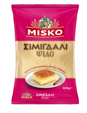 Semolina Fine (Misko) 400g - Parthenon Foods