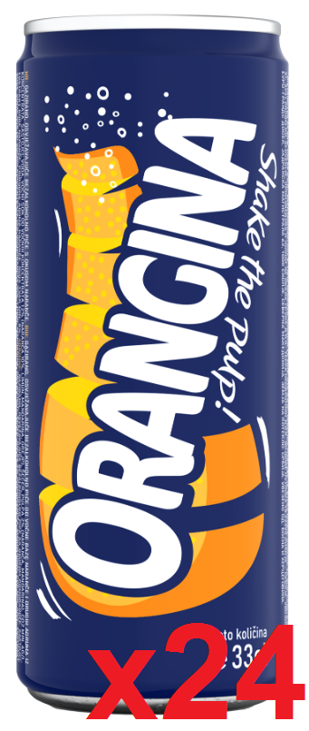 Orangina Beverage CASE (24 x 330 ml) CANS – Parthenon Foods