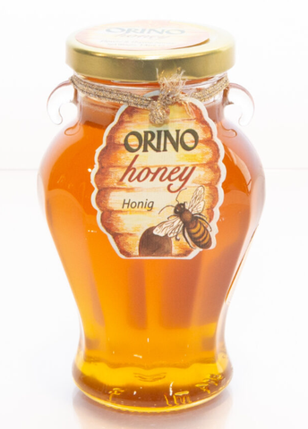 Orino Greek Honey from Wild Herbs and Coniferous Trees, 14oz Jar - Parthenon Foods