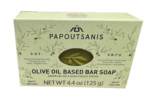 Olive Oil Based Bar Soap, Papoutsanis, 125g