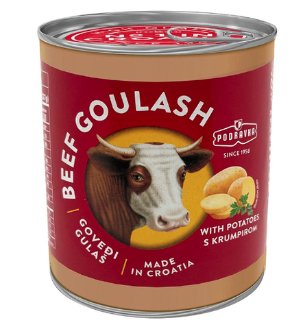 Beef Goulash WITH POTATOES (Podravka) 10.5oz