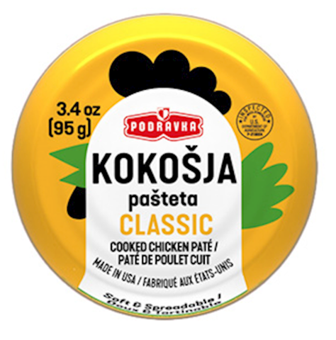 Chicken Pate (Podravka) 95g (3.4 oz) - Parthenon Foods