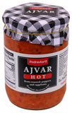 Homemade Ajvar from Roasted Peppers and Eggplants, Hot (Podravka) 540g