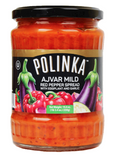 Ajvar Mild, Red Pepper Spread (Polinka) 19.4 oz (550g) - Parthenon Foods