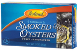 Smoked Oysters, Petite (Roland) 3.0 oz (85g) - Parthenon Foods