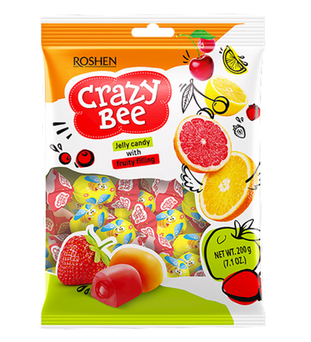 Crazy Bee Soft Filled Gummies (ROSHEN) 200g - Parthenon Foods