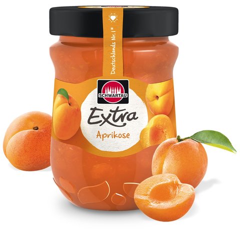 Apricot Jam, Aprikose (Schwartau) 12 oz (340g) - Parthenon Foods