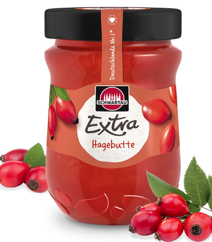 Rosehip Fruit Spread, Hagebutte (Schwartau) 12 oz (340g) - Parthenon Foods