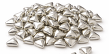Decorative Silver Dragees, Triangle, approx. 1.3oz - Parthenon Foods