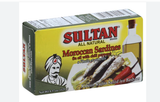 Moroccan Sardines with Oil & Hot Peppers (Sultan) 125g