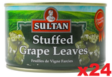Stuffed Grape Leaves (Sultan) CASE (24 x 400g) - Parthenon Foods