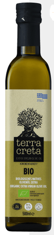 Organic Extra Virgin Olive Oil (Terra Creta) 500ml (16.9 fl.oz.) - Parthenon Foods