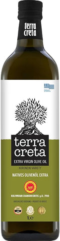 Extra Virgin Olive Oil from Crete, Traditional, (Terra Creta) 1L Bottle