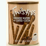 Twisties Wafer Rolls, Coffee, 400g - Parthenon Foods