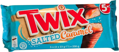 Twix Salted Caramel 5 x (2 x 23g), 230g - Parthenon Foods