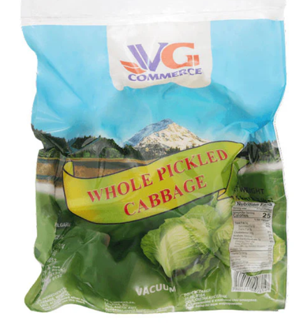 Pickled Whole Cabbage Head (VG) approx. 3.5-4.0 lb - Parthenon Foods