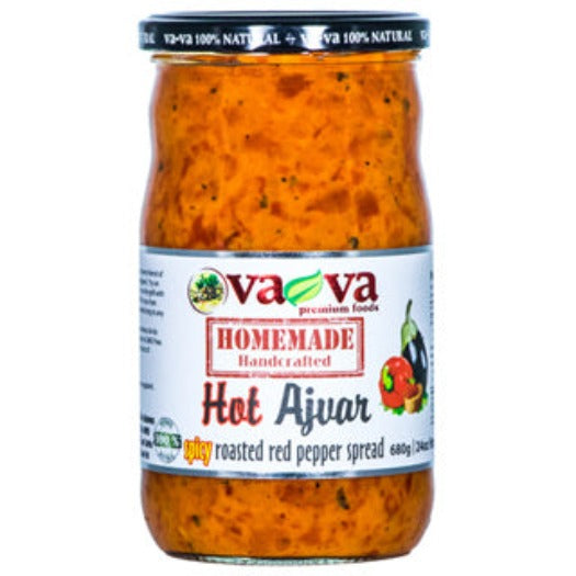 Snack Vava Home Made Ajvar-Hot (Vava) 24oz (680g) – Parthenon Foods