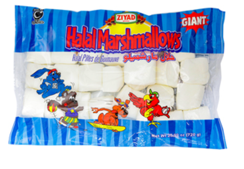 Halal Giant Marshmallows, 25.39 oz