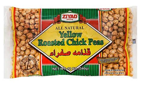 Yellow Roasted Chick Peas (Ziyad) 12 oz - Parthenon Foods