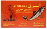 Moroccan Sardines in Tomato Sauce (ALSHARK) 125g - Parthenon Foods
