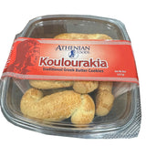 Greek Butter Cookies, Koulourakia (Athenian Foods) 8 oz - Parthenon Foods