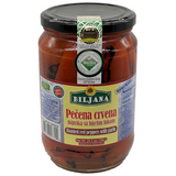Red Roasted Peppers with Garlic (Biljana) 24oz (680g) - Parthenon Foods