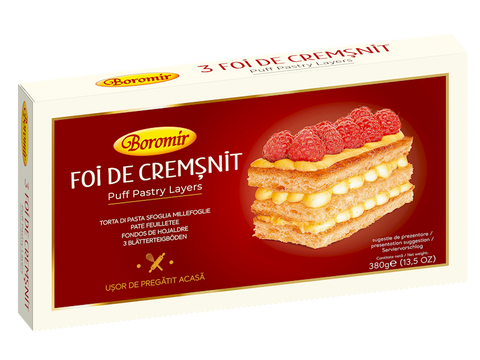 Pastry Layers for Cremsnit Cake (Boromir) 13.5 oz (380g) - Parthenon Foods