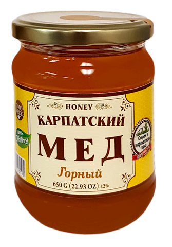 Mountain Honey (Carpathian) 650 g (22.93 oz) - Parthenon Foods