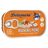 Mackerel Salad Picnic with White Beans, 125g (Delamaris) Or Marco Polo - Parthenon Foods