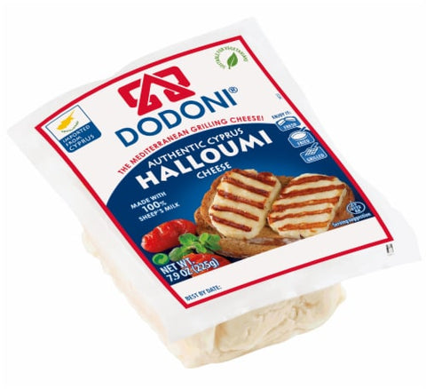 Halloumi Cheese of Cyprus (Dodoni) 7.9 oz - Parthenon Foods